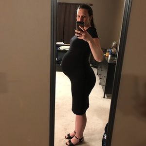 Black Maternity Dress